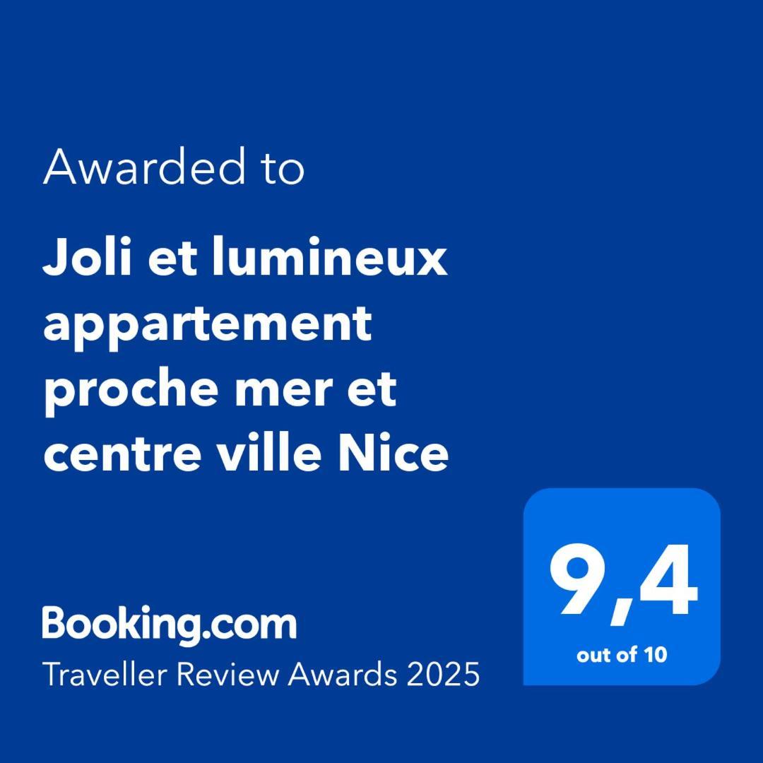 Joli Et Lumineux Appartement Proche Mer Et Centre Ville Nice Exteriér fotografie